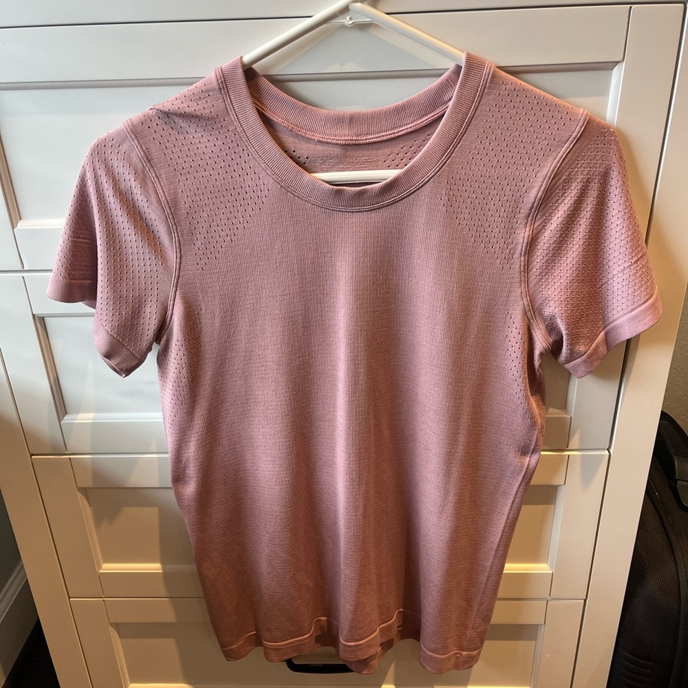 Women's Pink Short Sleeve Top